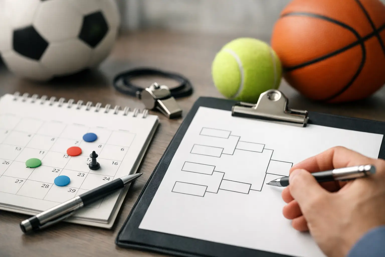 Ejemplo de calendario para torneos que sí funciona