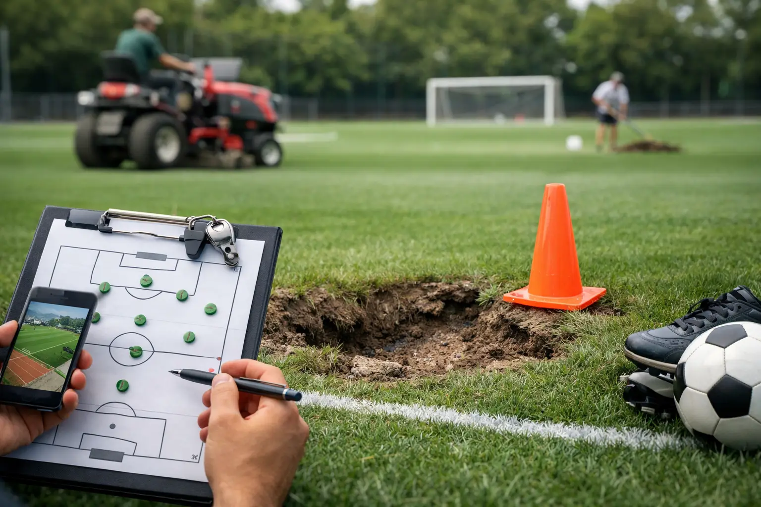 Gestión de canchas que reduce huecos y caos