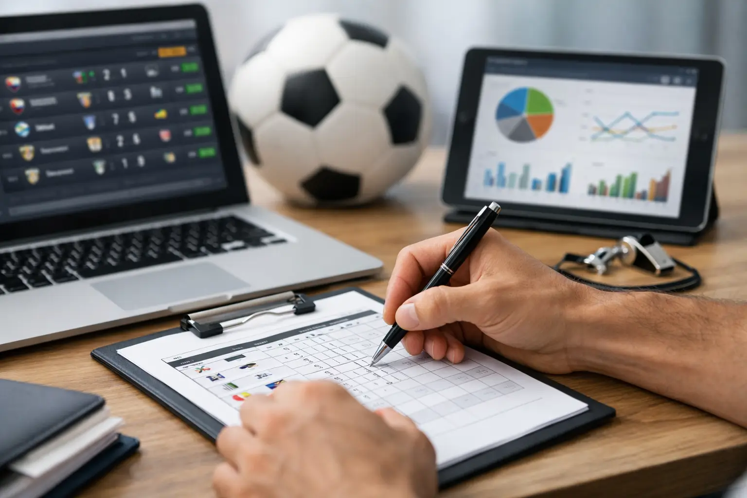 Cómo registrar resultados deportivos sin caos