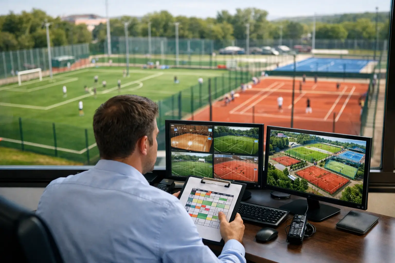 Cómo administrar múltiples canchas deportivas