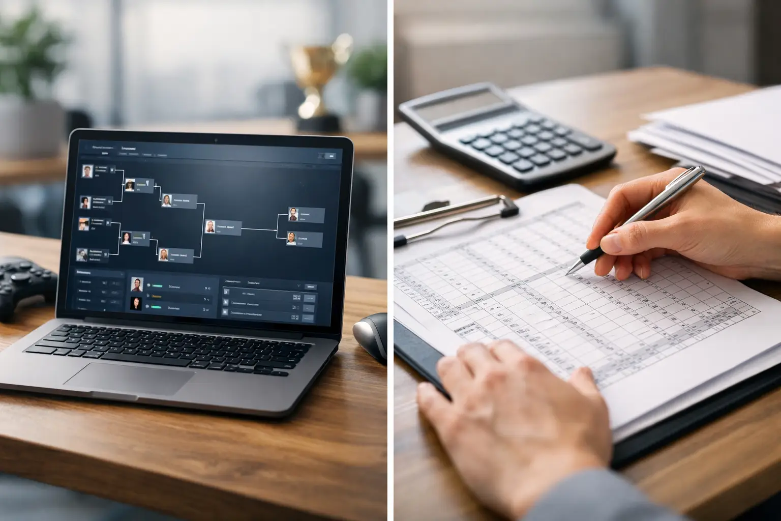Software de torneos vs. hojas de cálculo