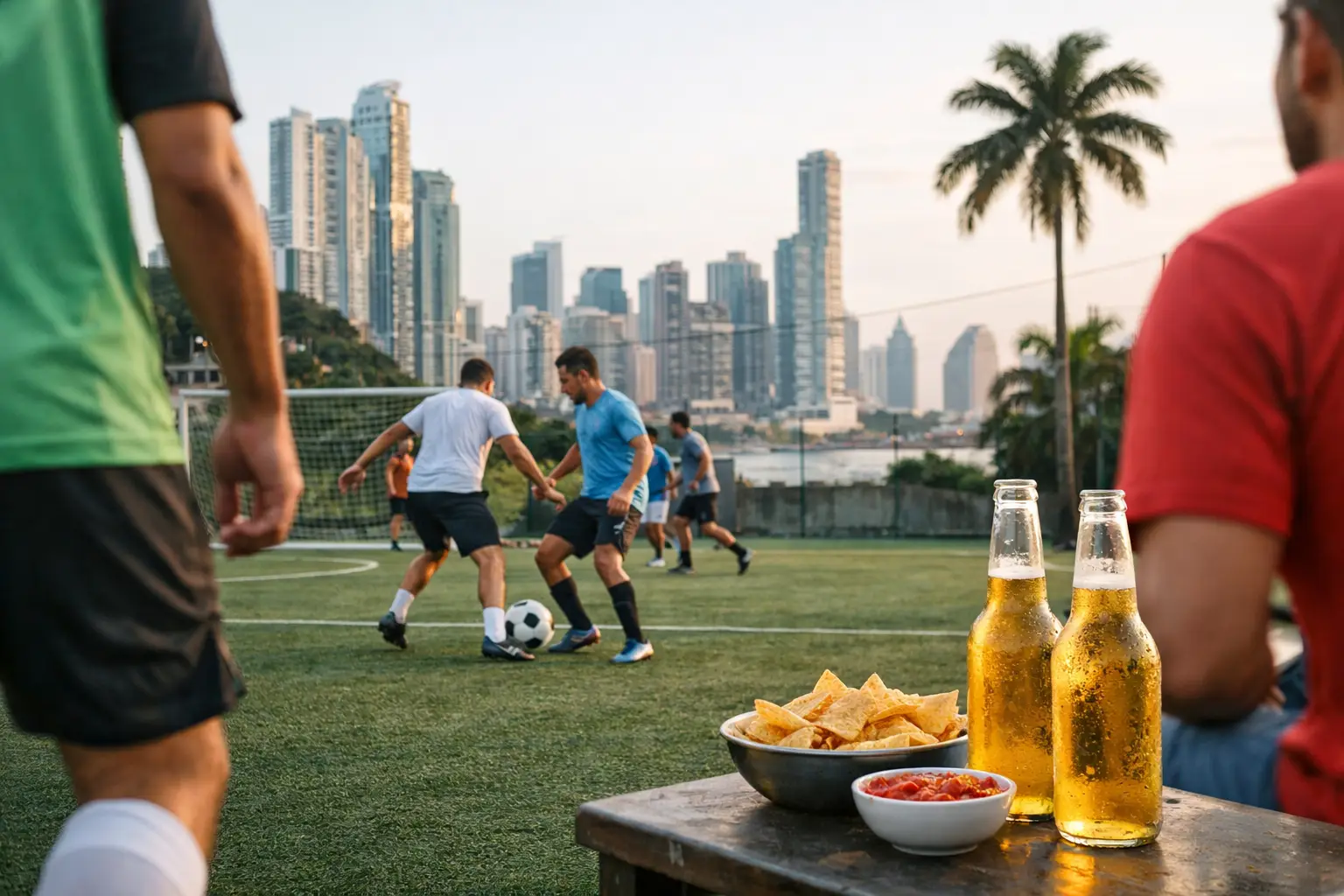 Dónde jugar fútbol en Panamá: cancha y birria
