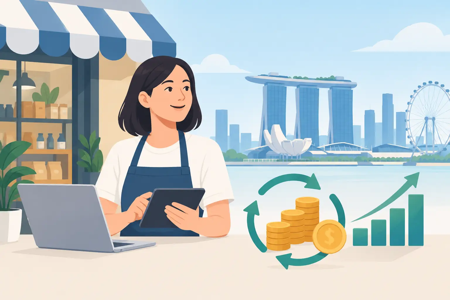 Cash Flow Financing Example for Singapore SMEs