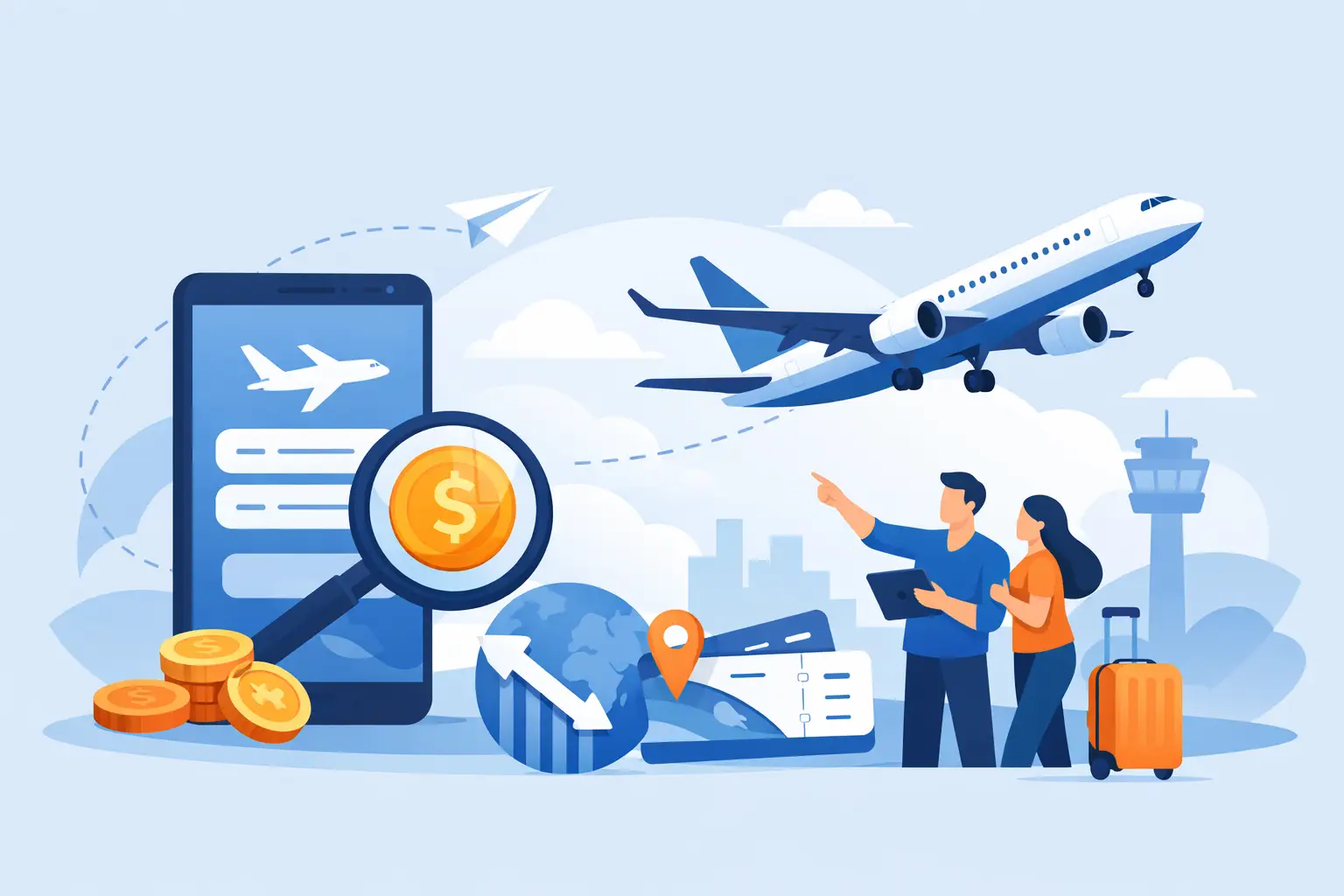 Hvordan finne billige flybilletter smart