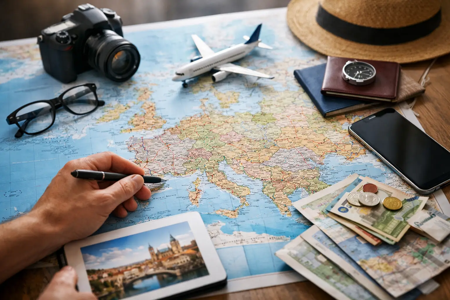 Hvordan planlegge reiserute i Europa smart