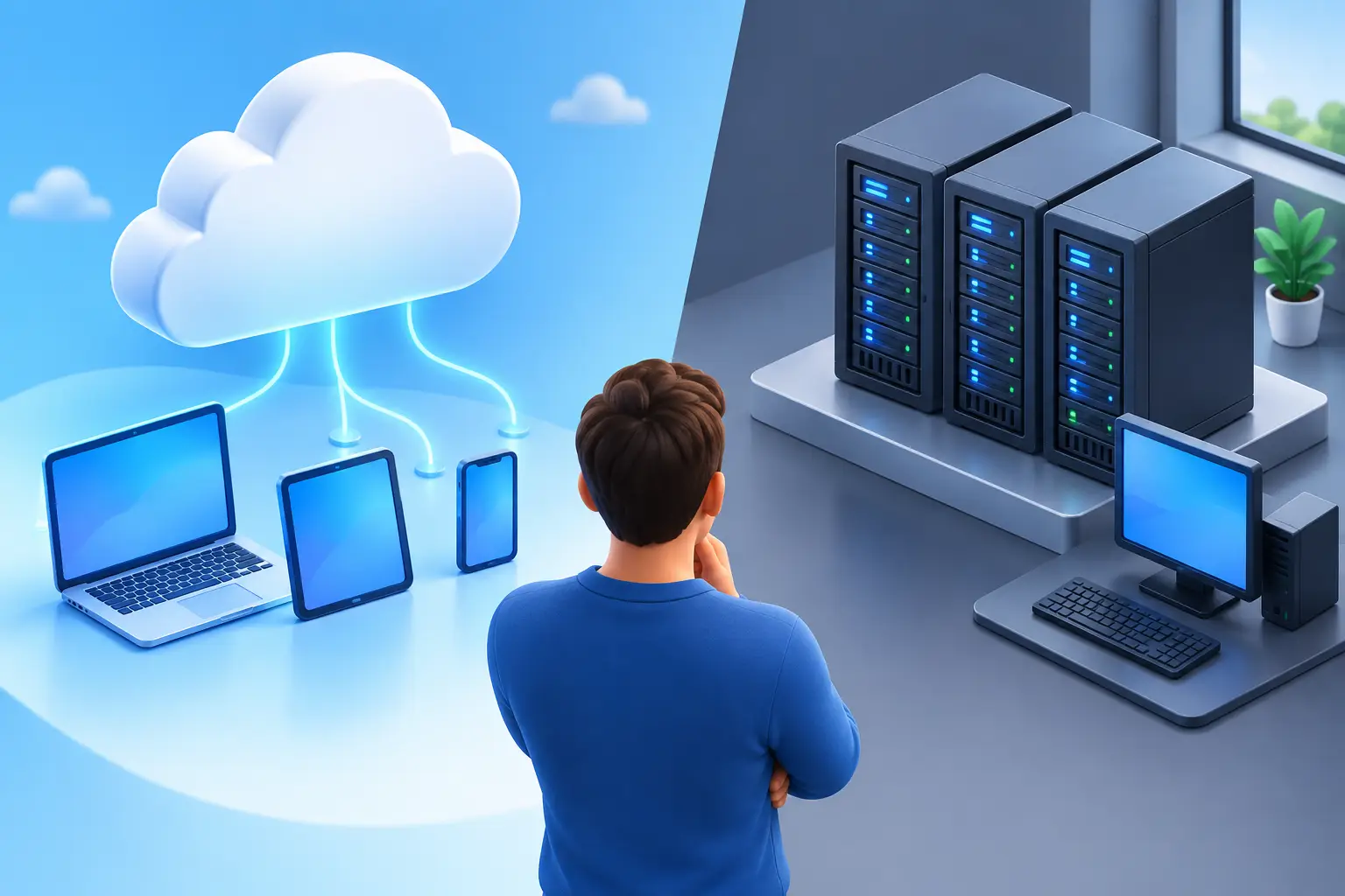Cloud-Software oder lokale Server: Was passt?