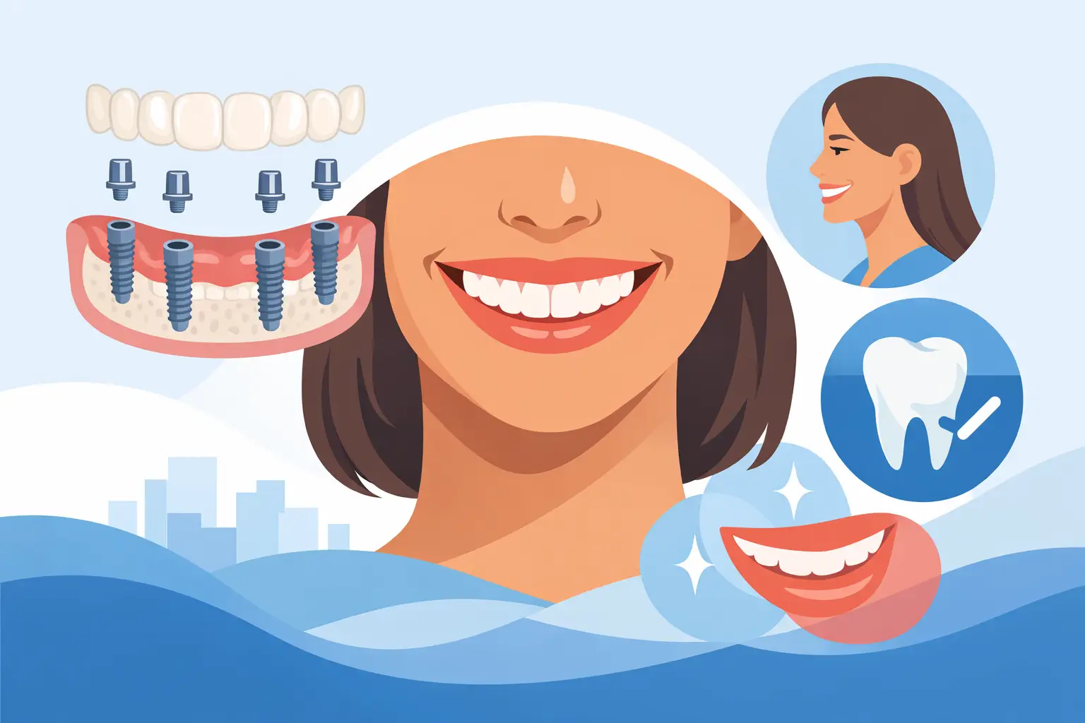 How All-on-4 Works for a Fixed, Natural Smile