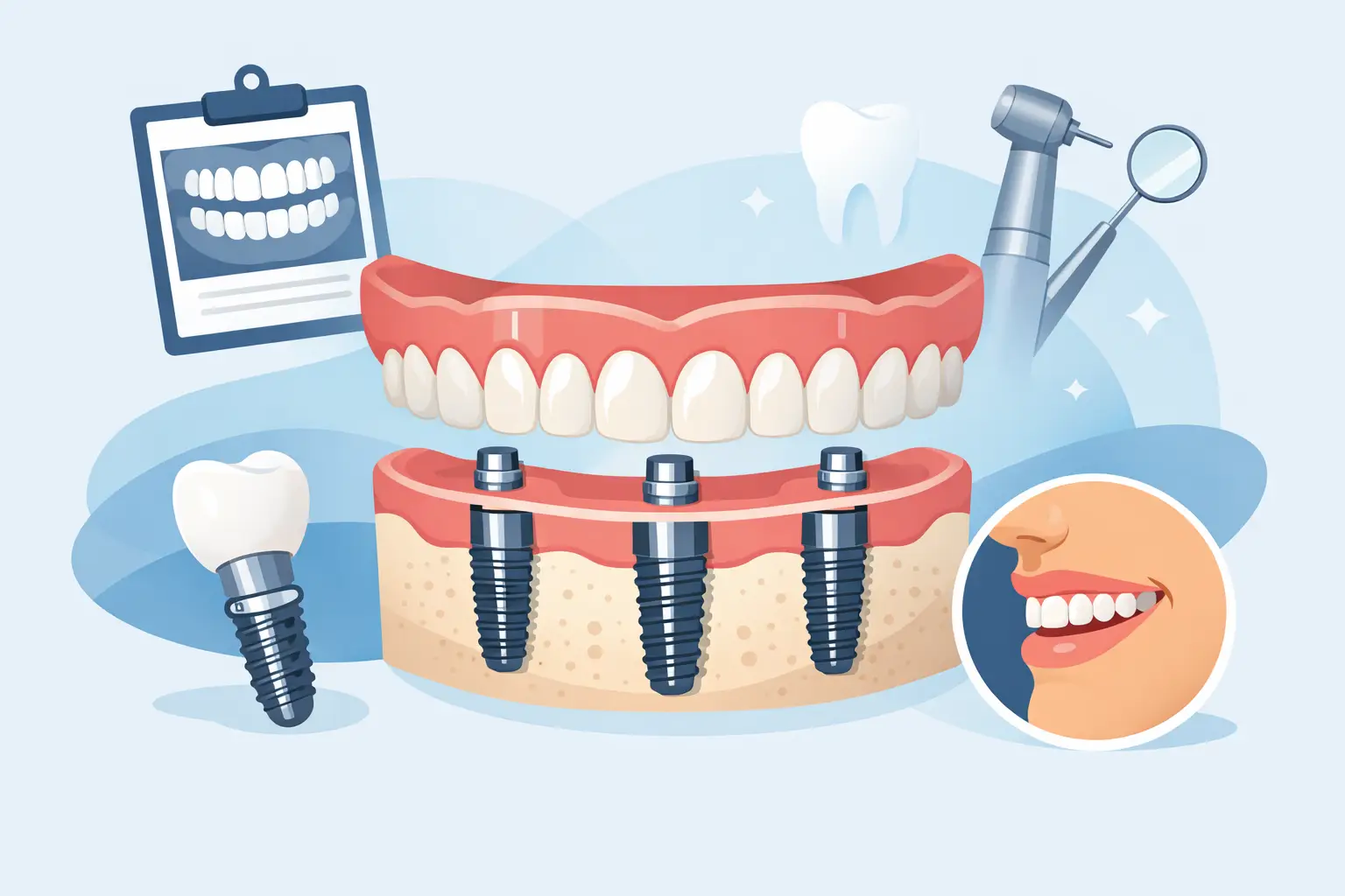 Implant Supported Dentures Odessa for Fixed Teeth