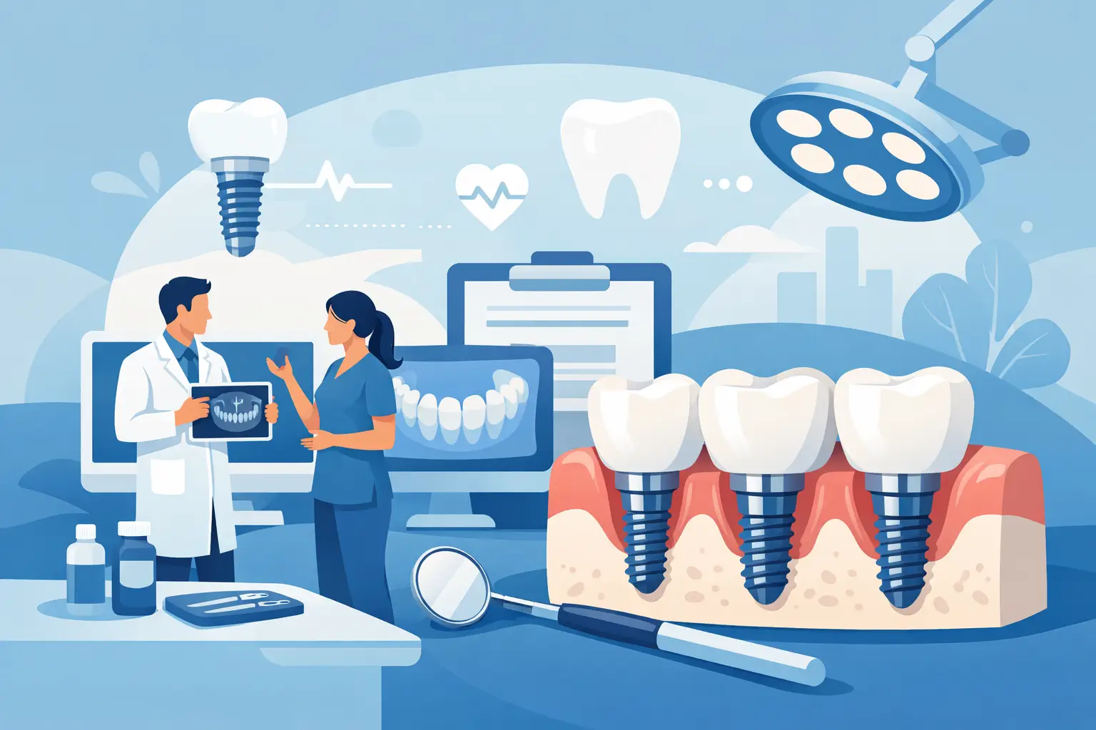 What a Multiple Implant Restoration Case Requires