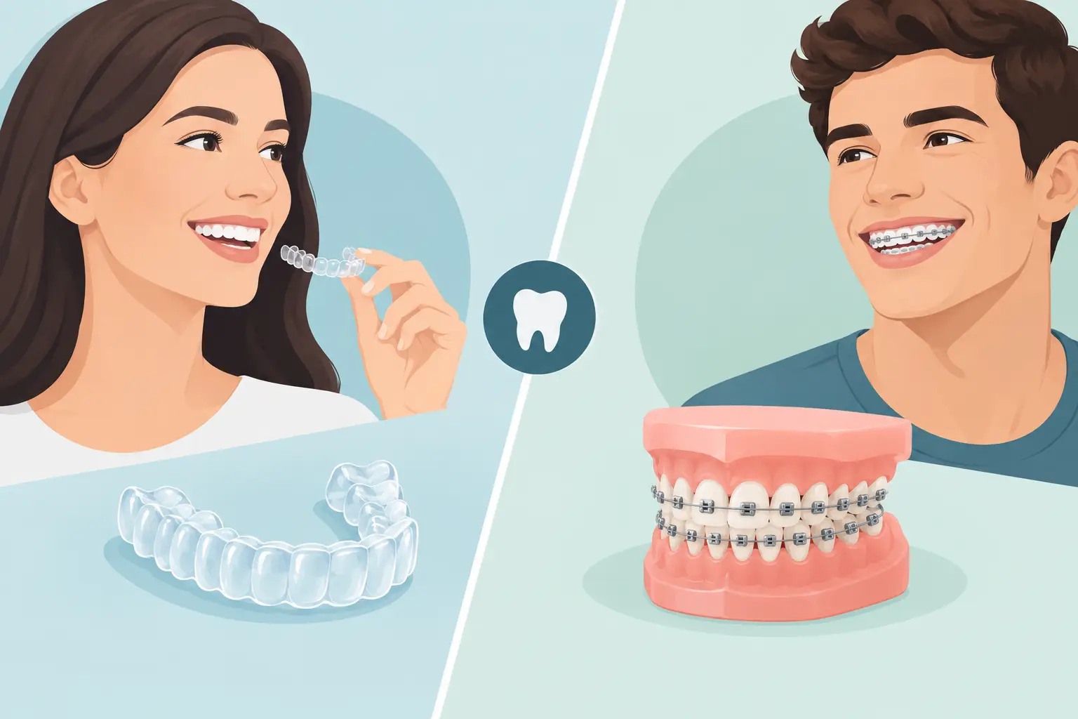 Invisalign Versus Braces Treatment Compared