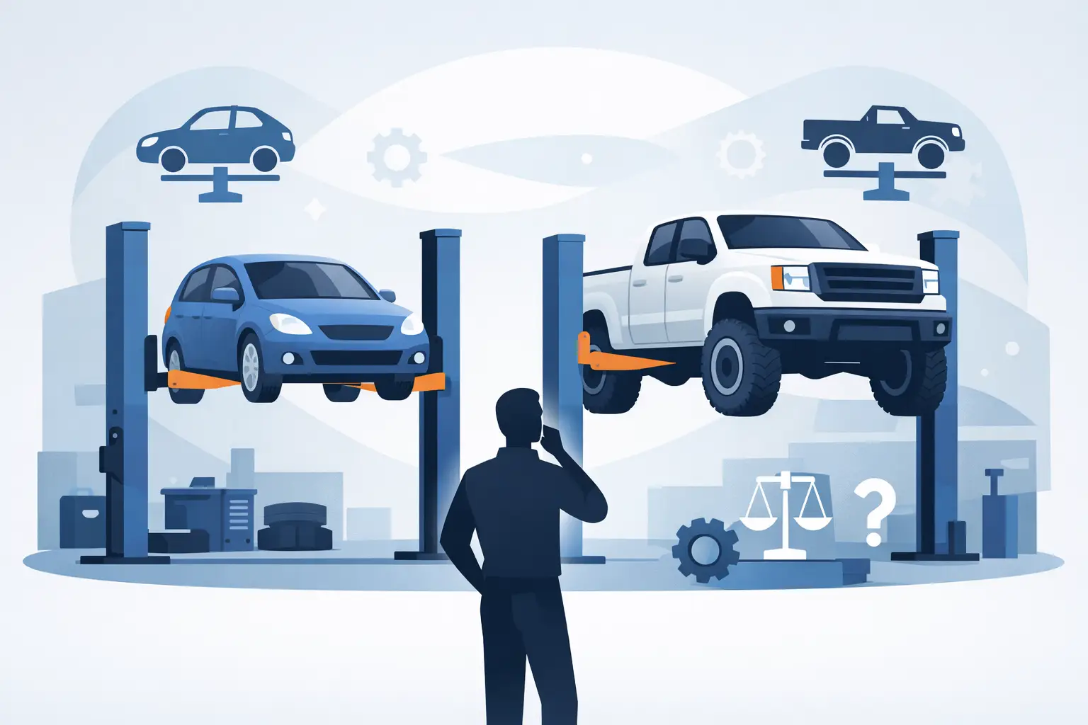 How Much Two Post Lift Capacity Do You Need?