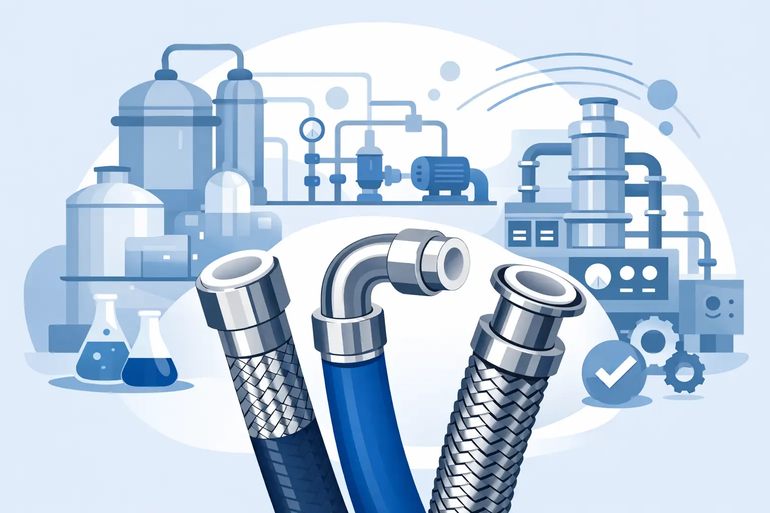 How to Select PTFE Hose for Process Duty