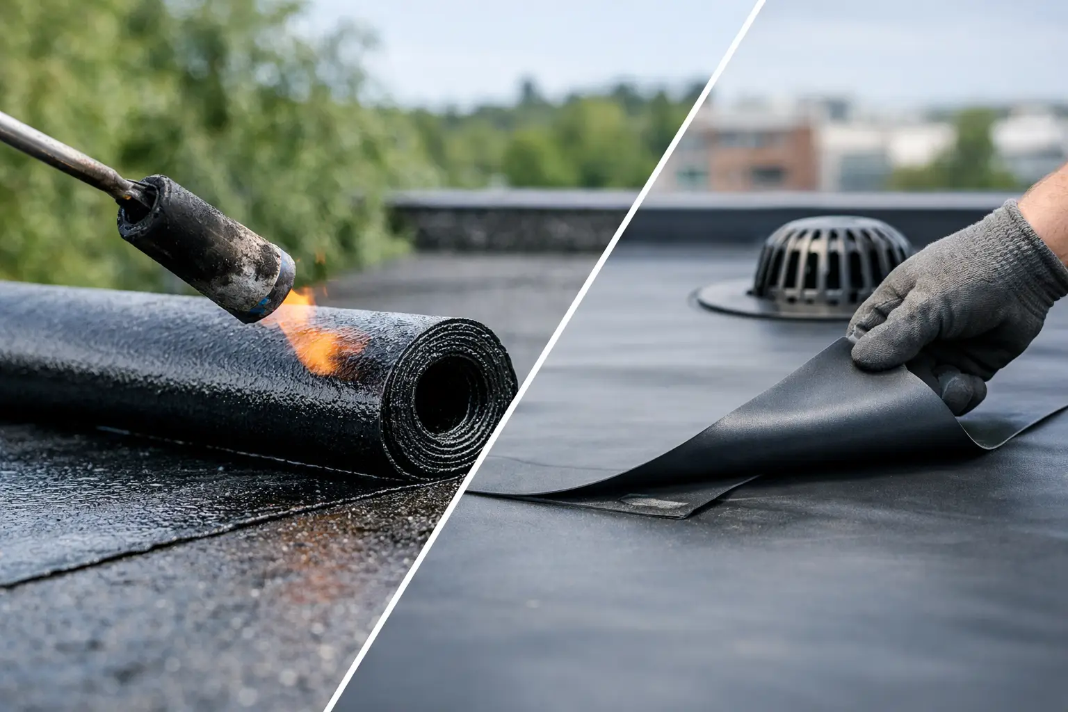 Bitumen of EPDM dak: wat past beter?
