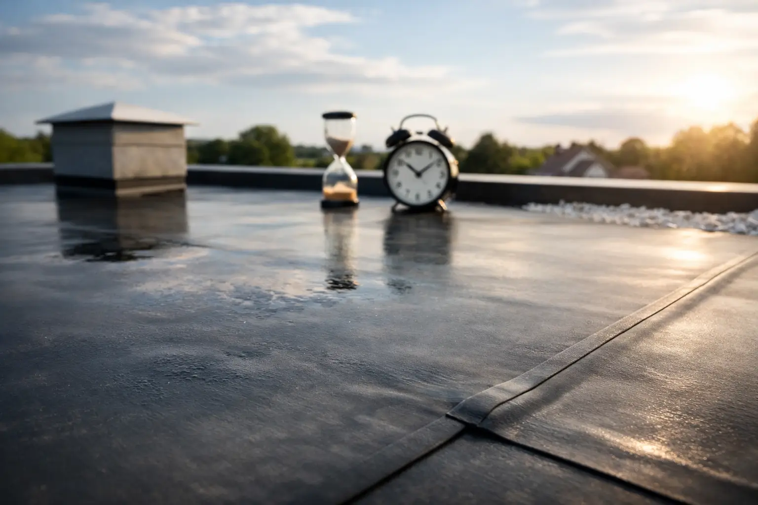Hoe lang gaat EPDM mee op uw platte dak?
