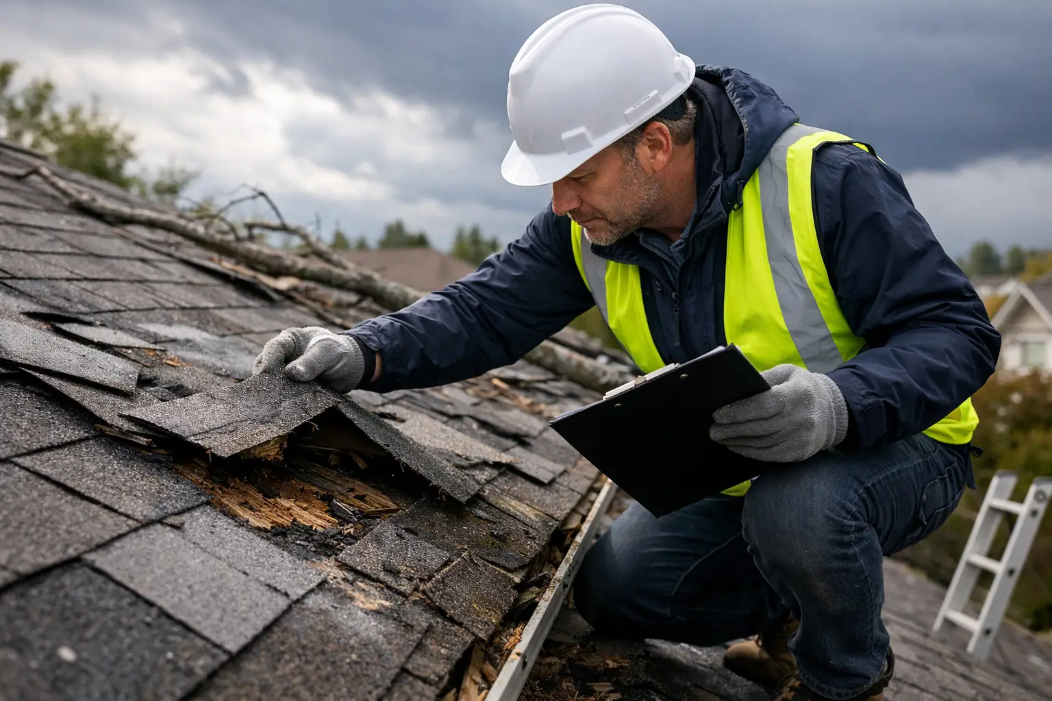 Dak inspectie na storm: waar let u op?