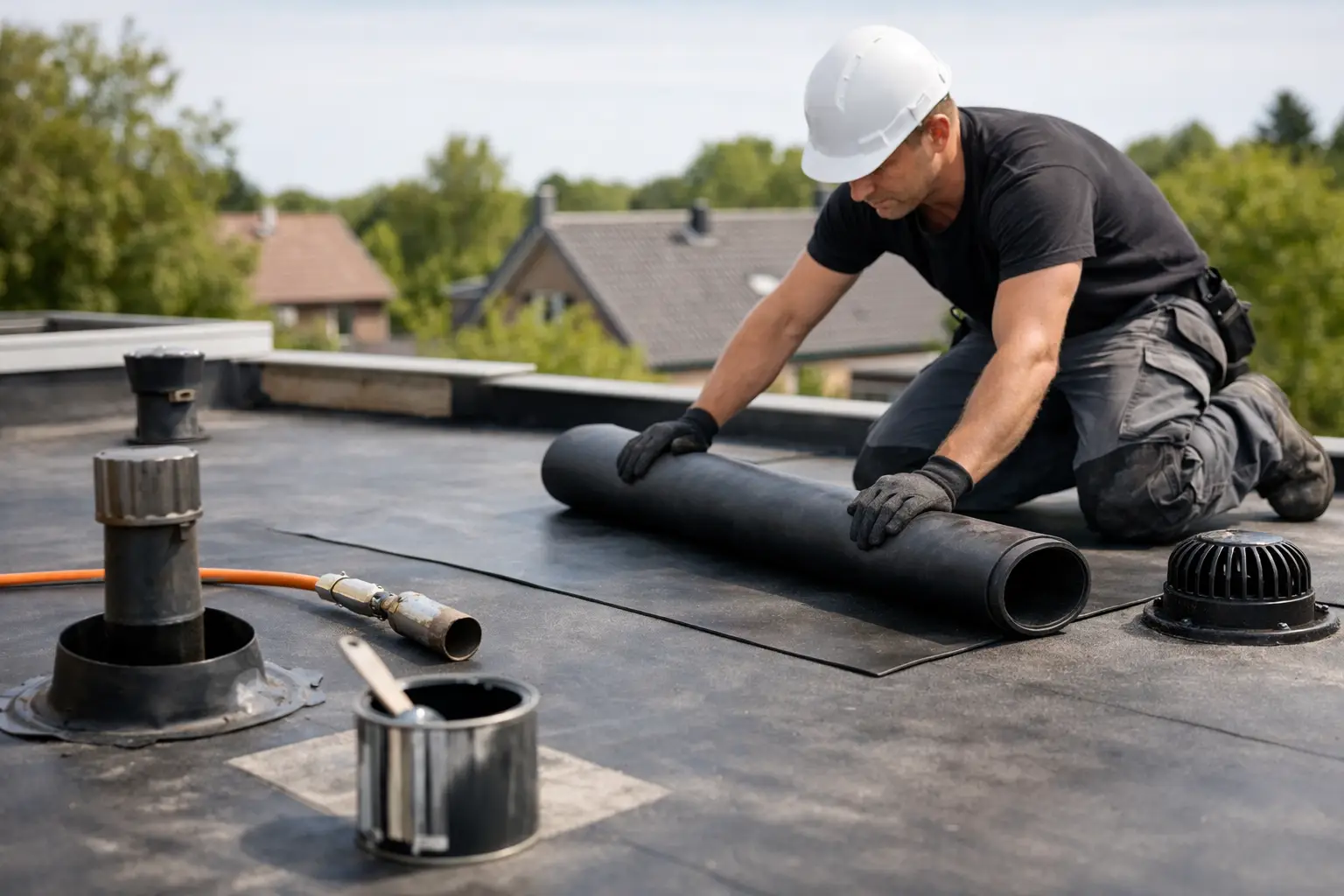 EPDM dakbedekking laten plaatsen?