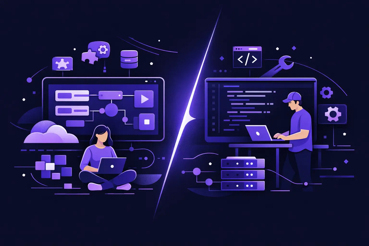 Low Code Versus Custom Development for Growth