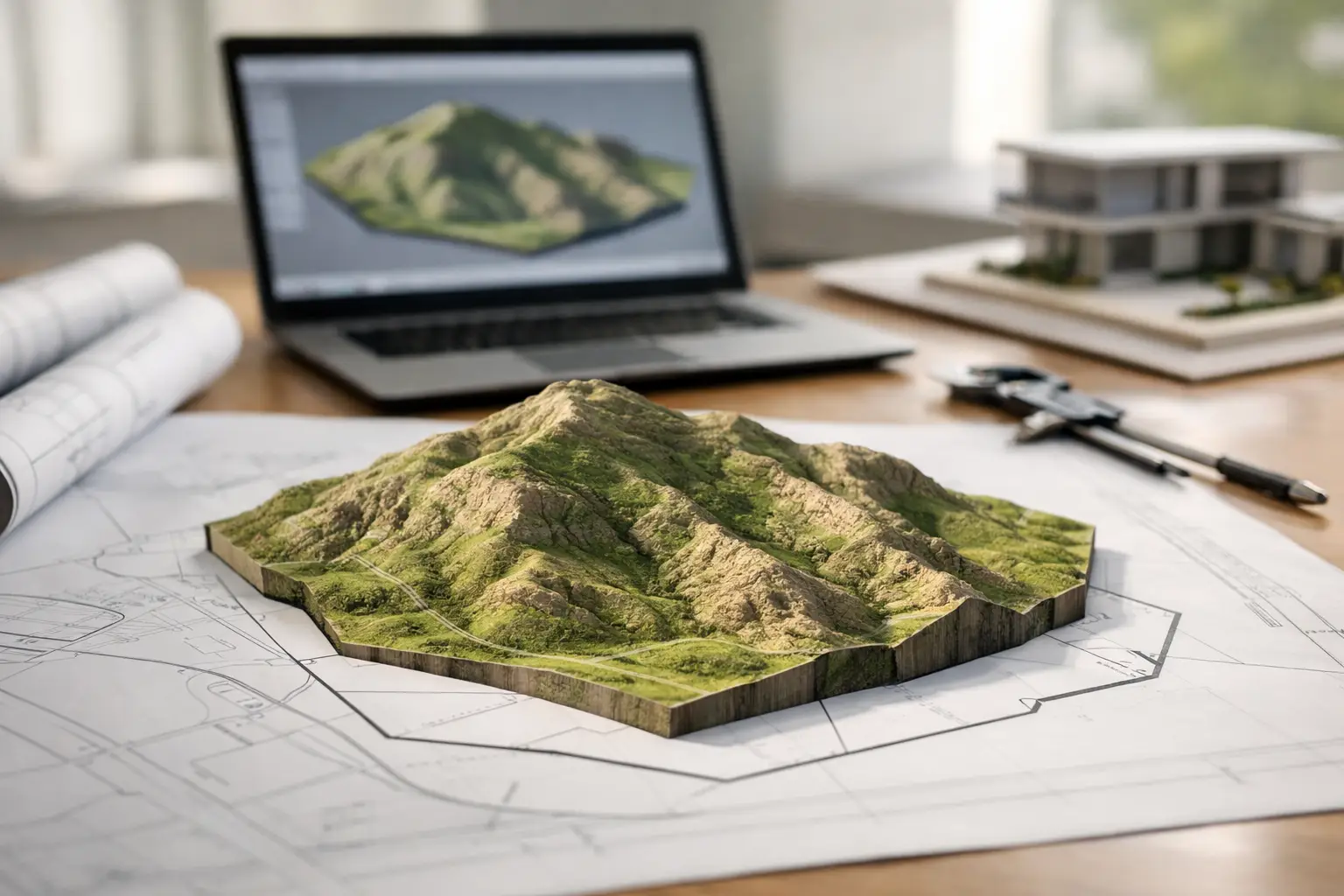 How to Extract Terrain from Site Polygons