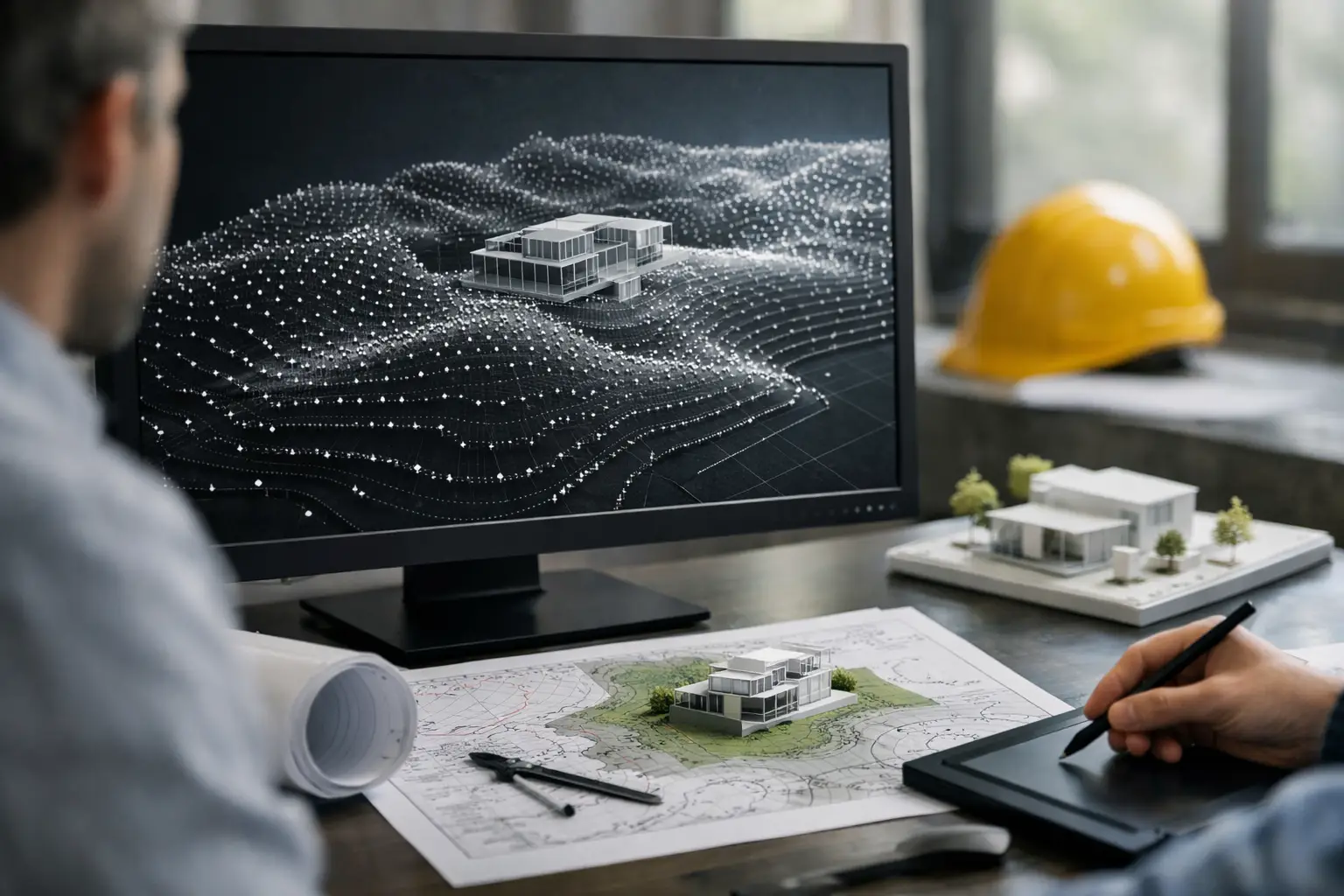 DXF Elevation Points for CAD in Site Modelling
