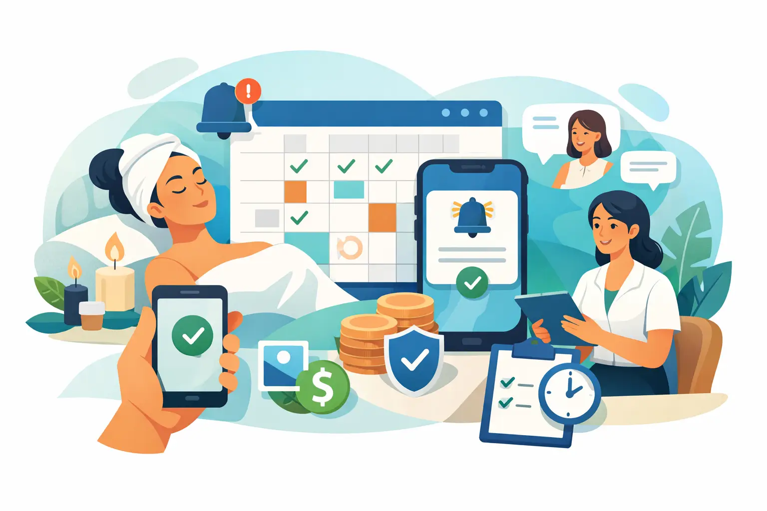 How to Prevent Spa Cancellations Without Chasing Clients