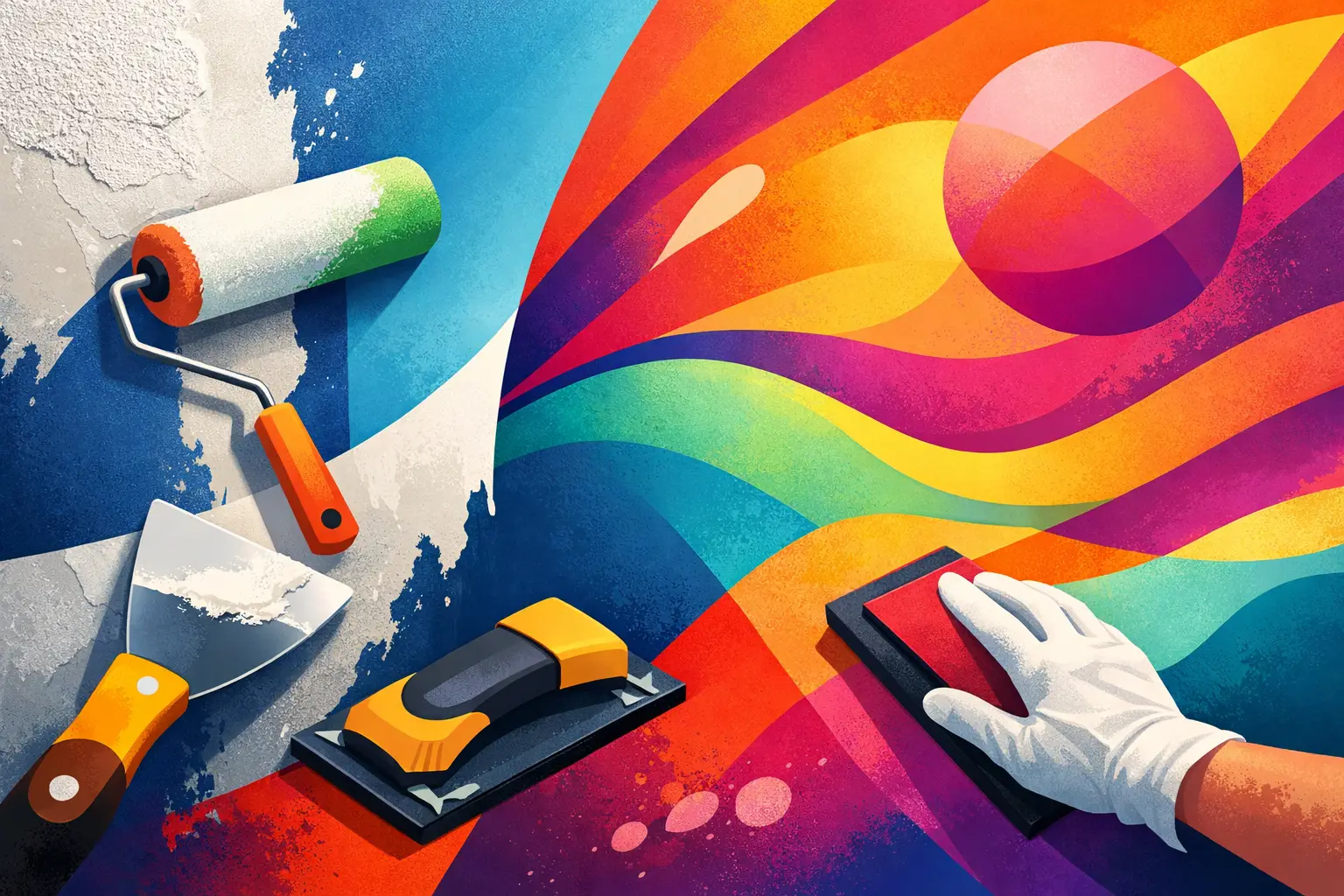 How to Prepare Walls for Mural Printing Right