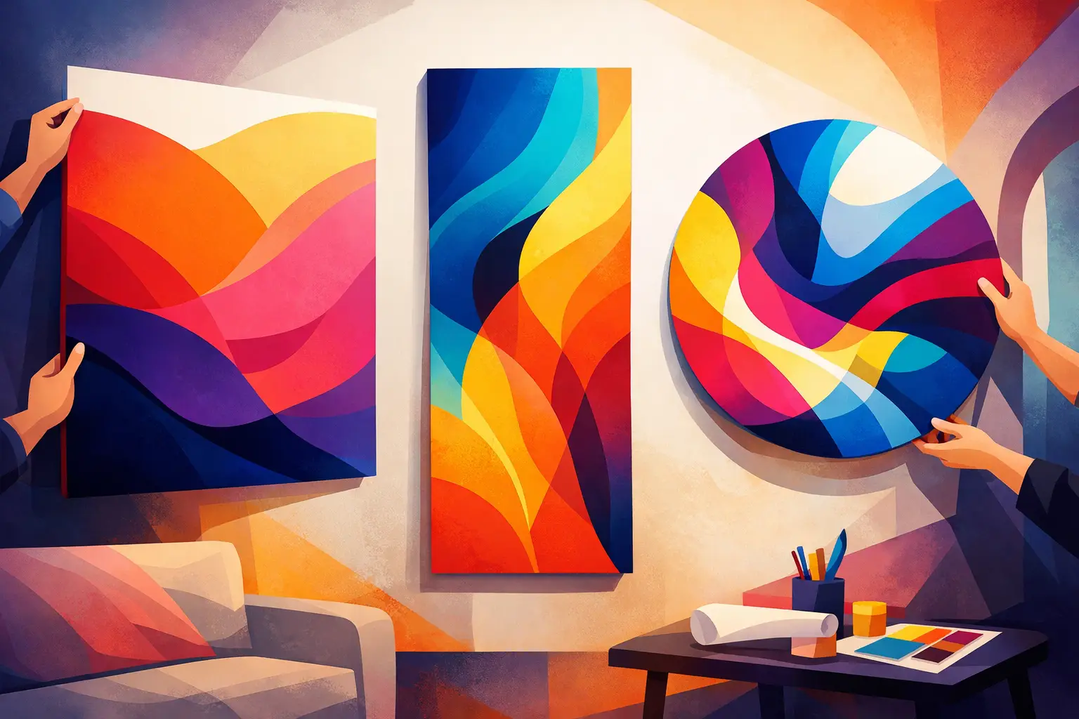 Custom Printing Wall Art That Fits the Space