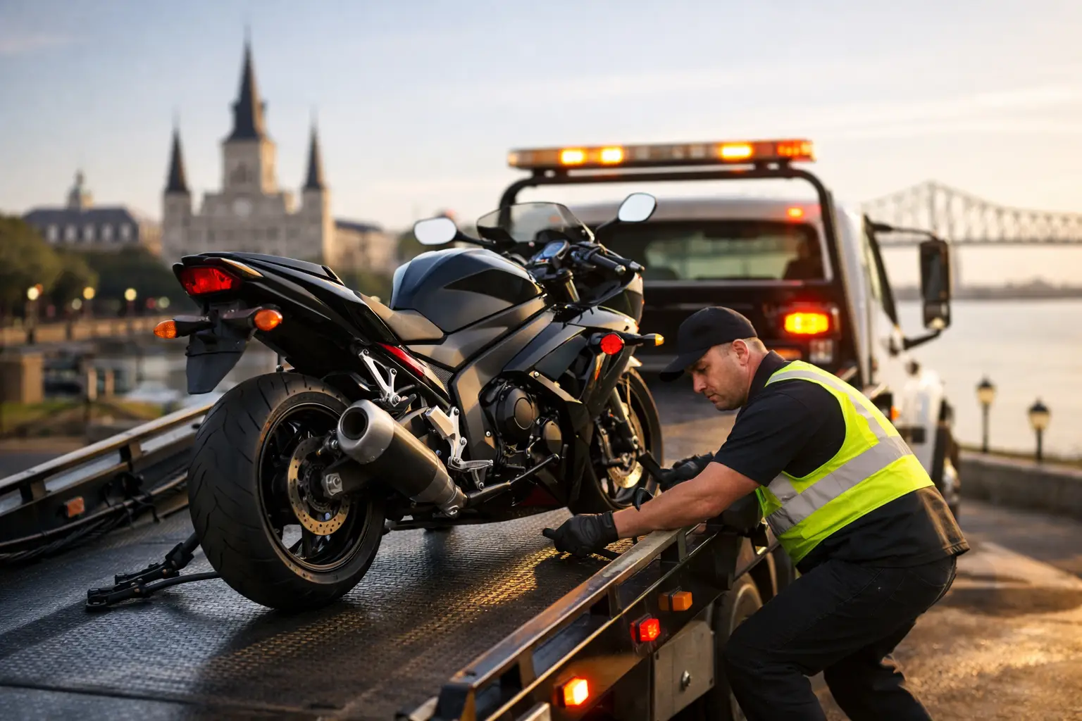 Motorcycle Towing New Orleans: Fast Help