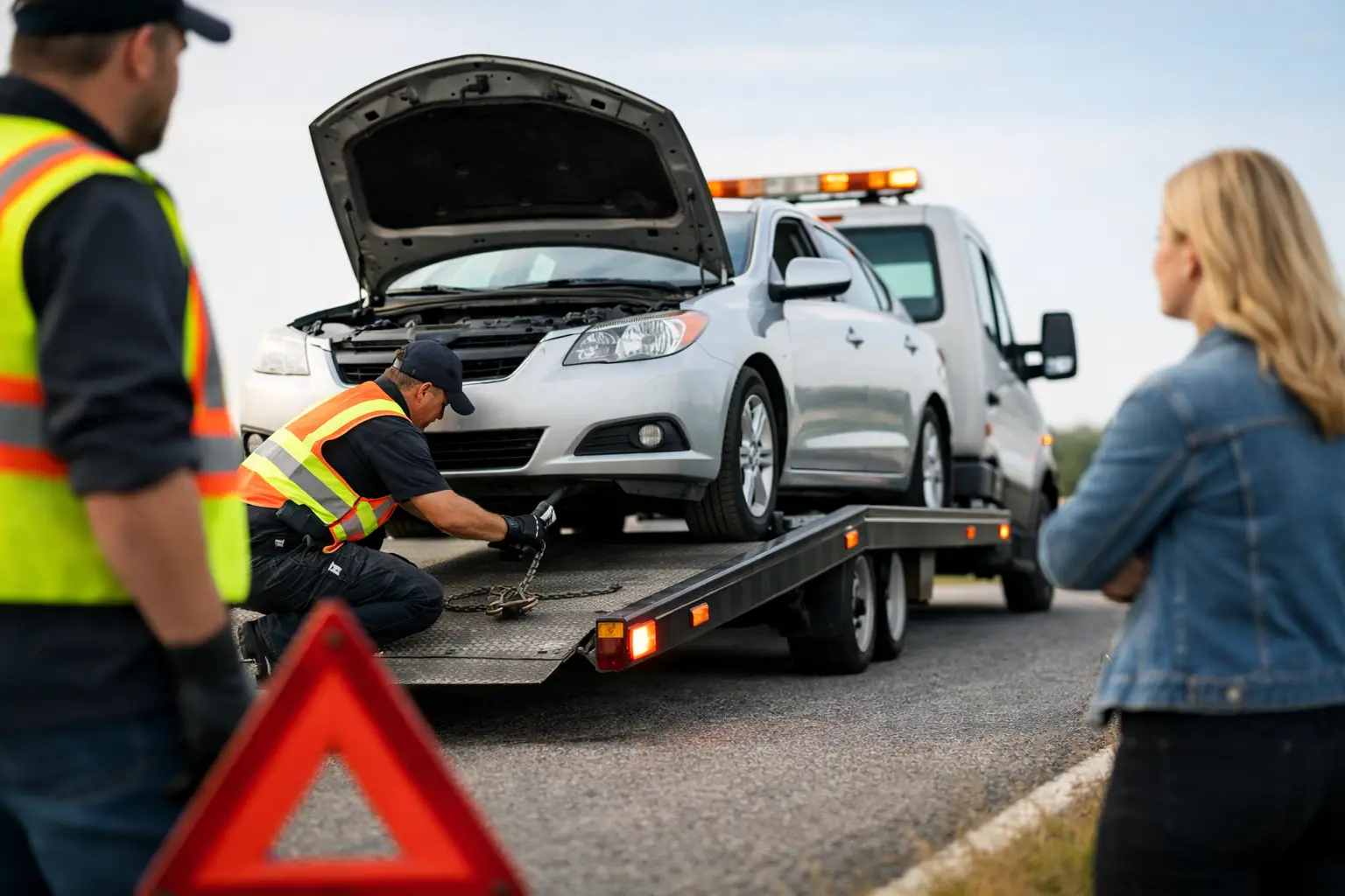 How to Handle Breakdown Towing Safely