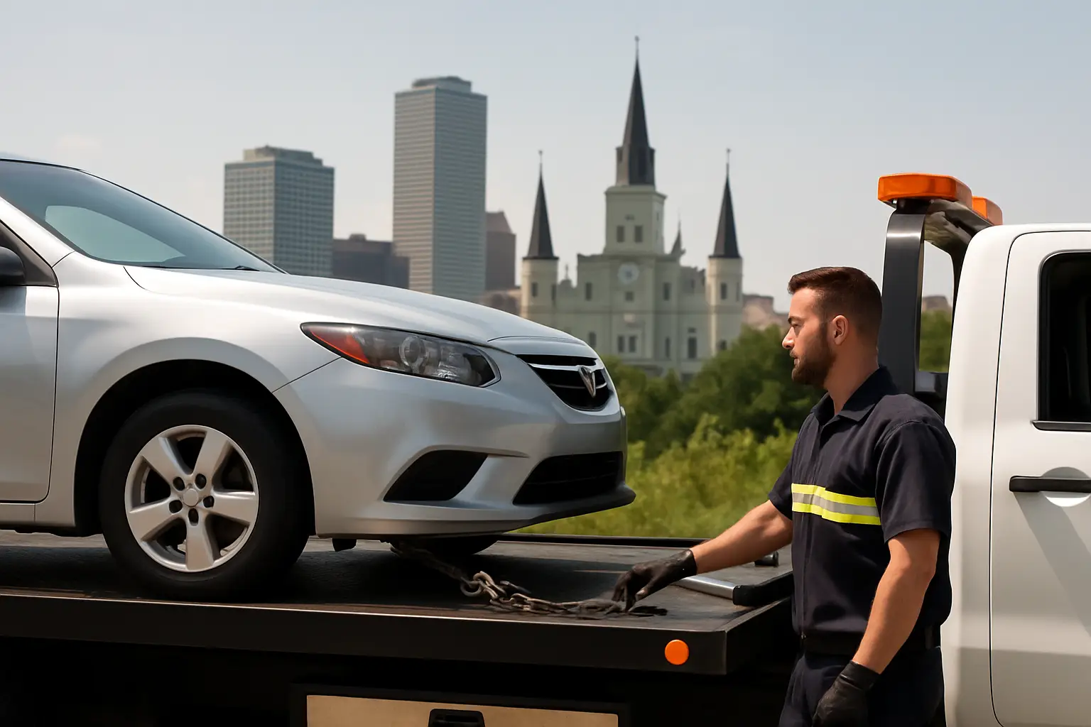 Car Towing in New Orleans When Minutes Matter