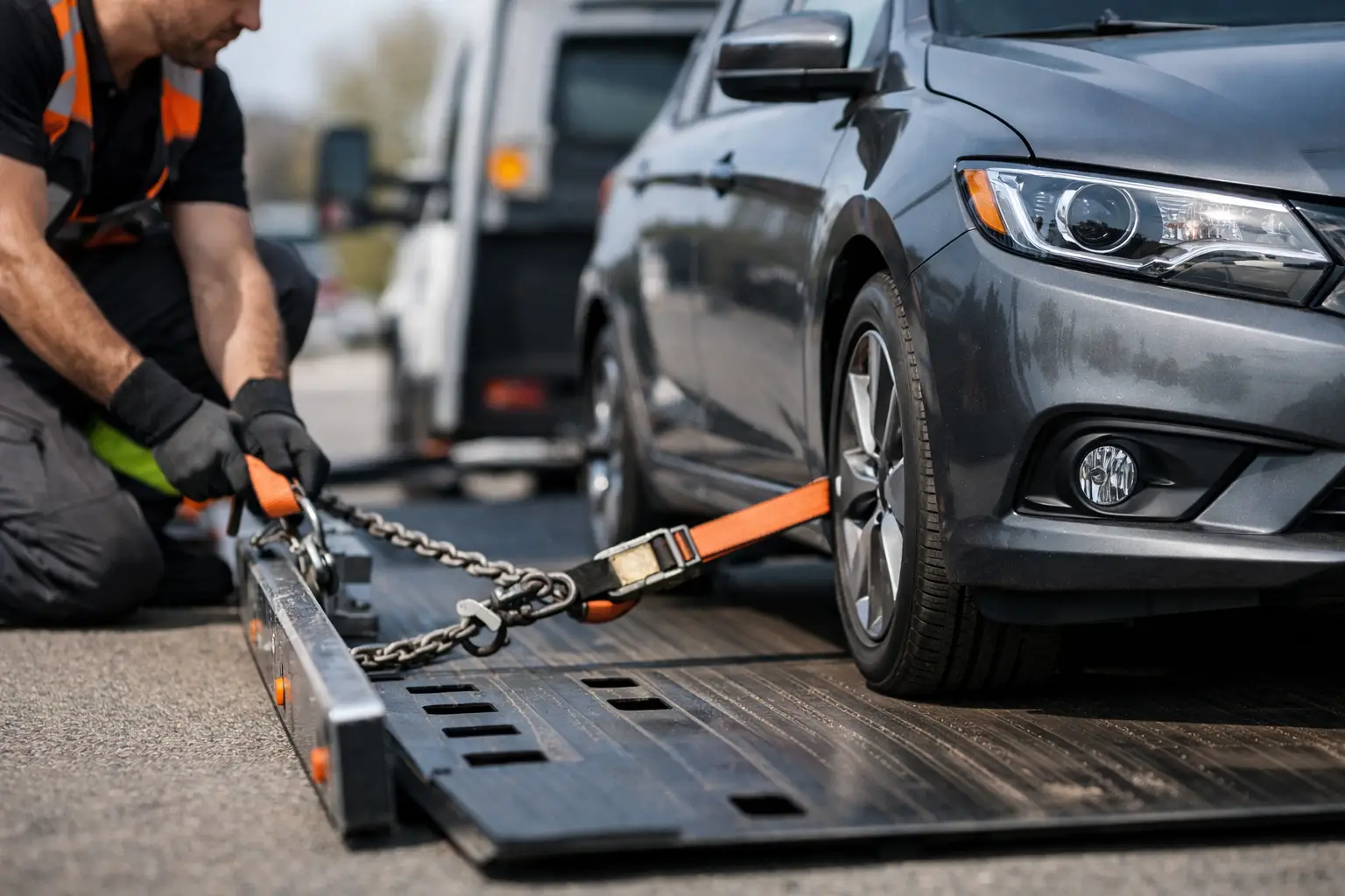 How to Prepare Car for Flatbed Towing