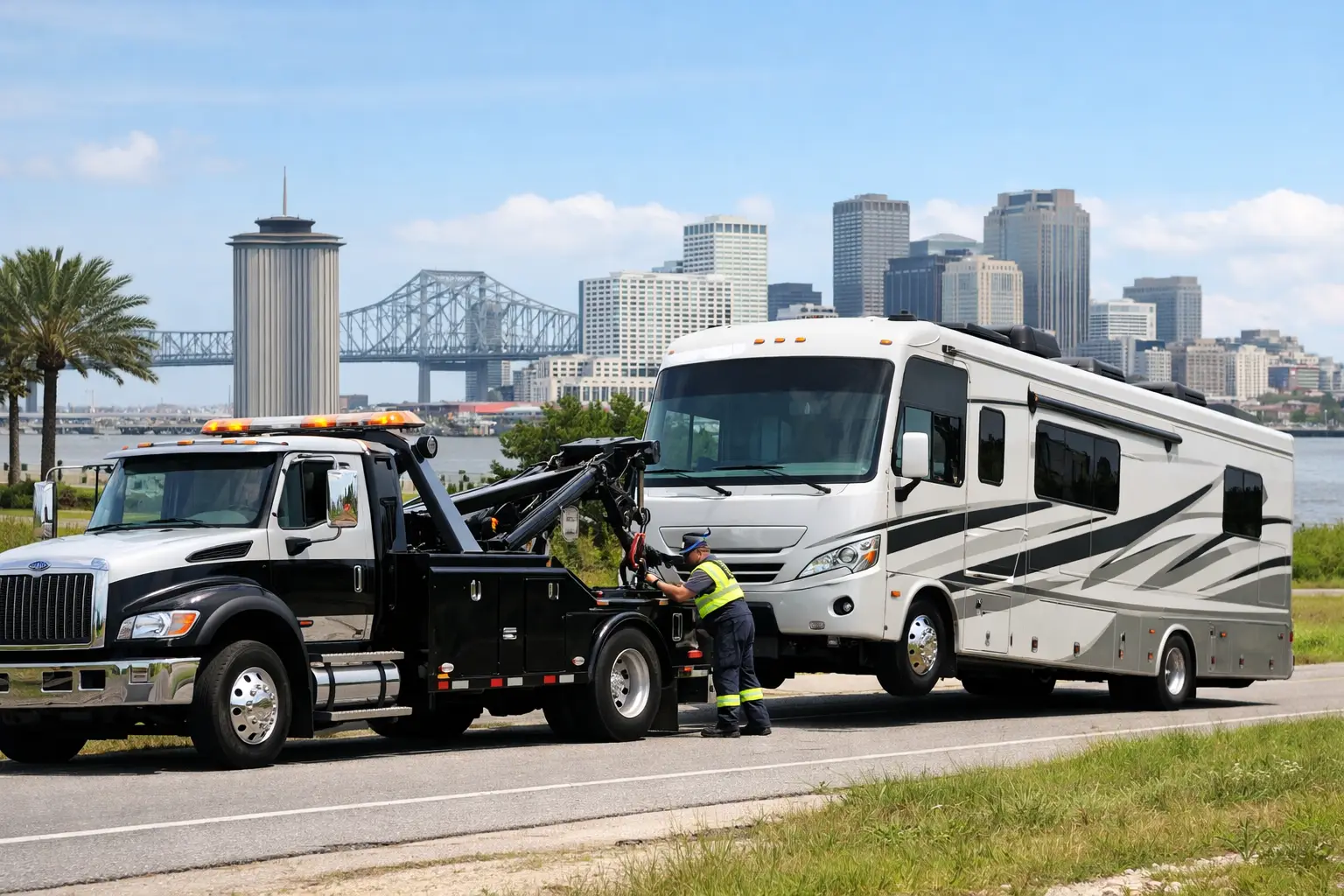 RV Towing Help Near New Orleans Area