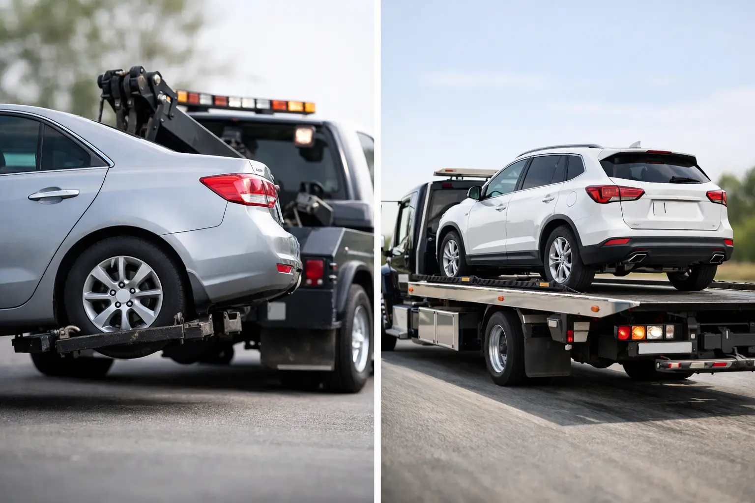 Wheel Lift Versus Flatbed Transport Explained