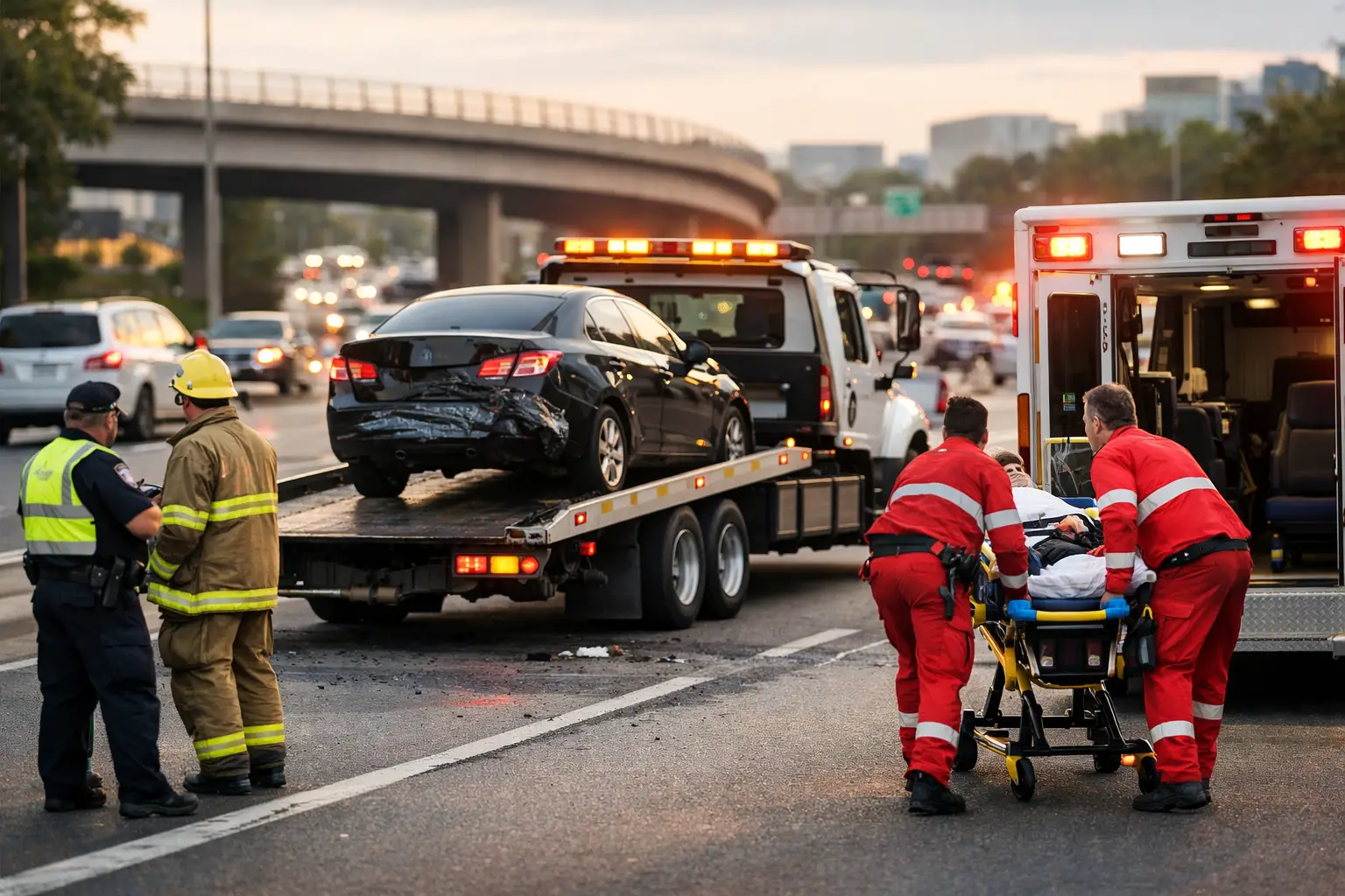 Case Study Quick Accident Recovery on Busy Roadway