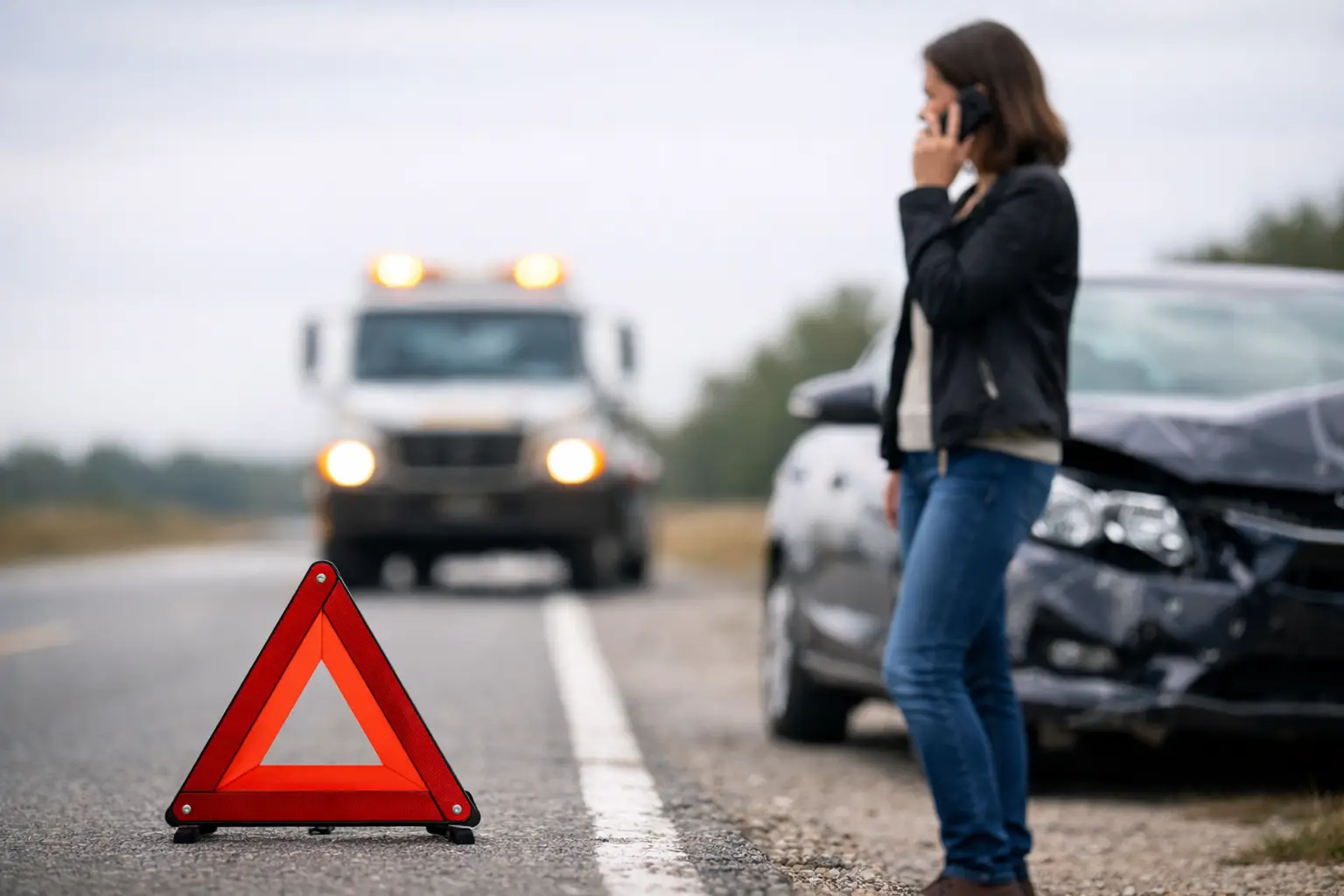 How to Stay Safe While Waiting Towing