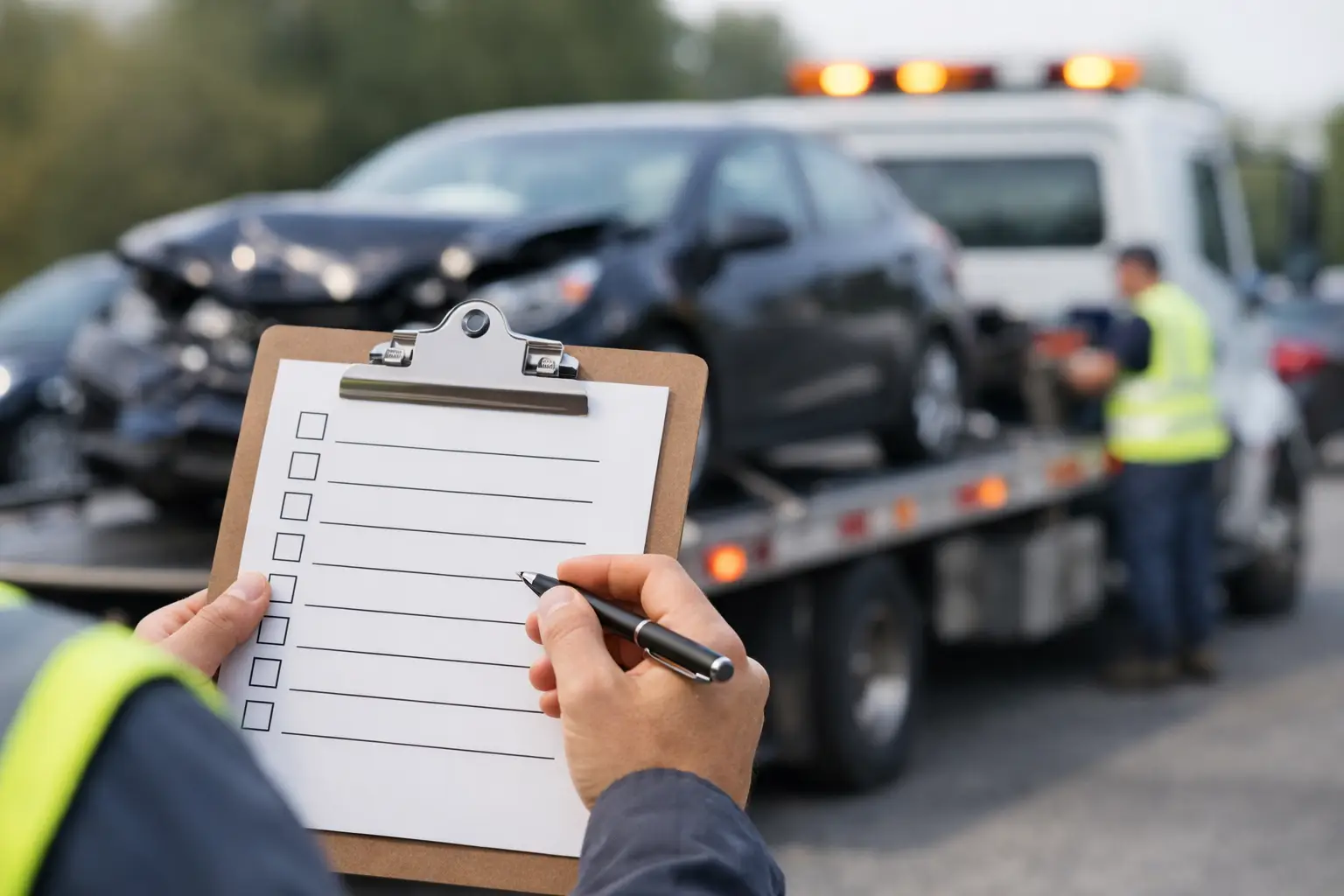 Accident Towing Checklist Steps That Help Fast
