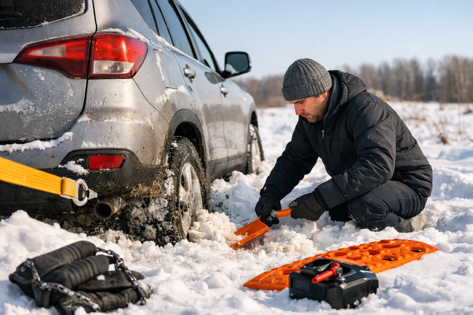 How to Get Car Unstuck Safely
