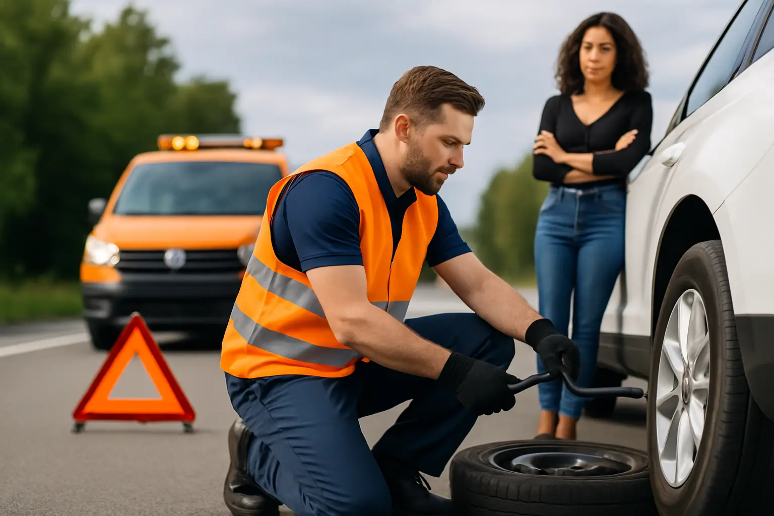 Flat Tire Roadside Help That Gets You Moving