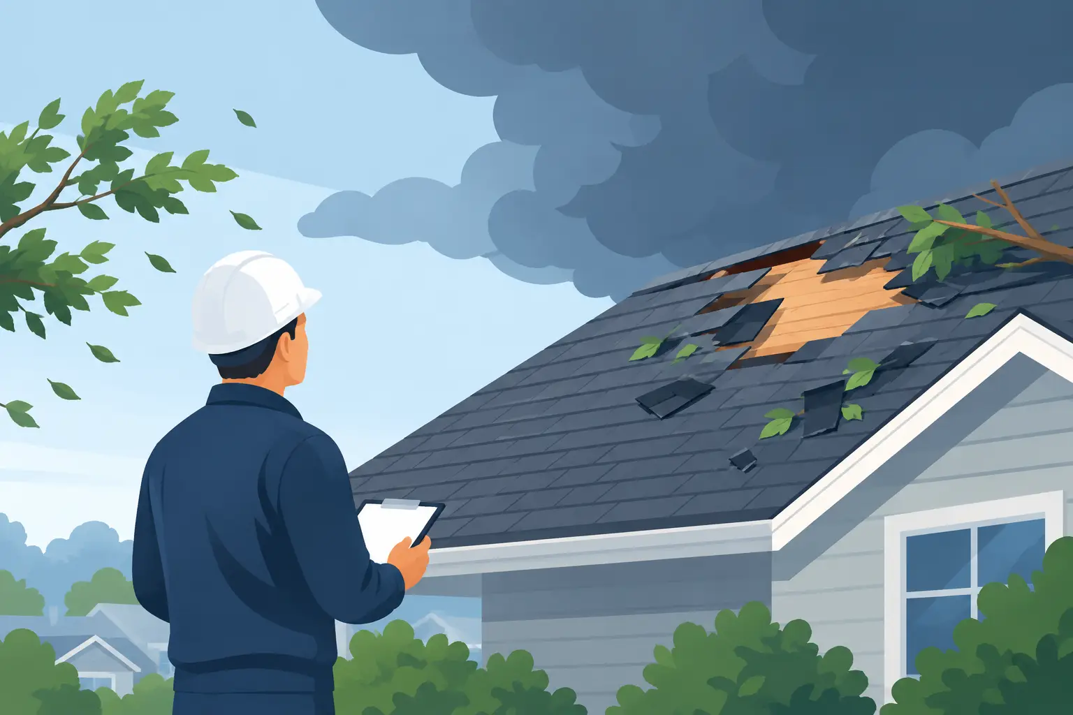 Emergency Roof Repair After a Storm: First Steps