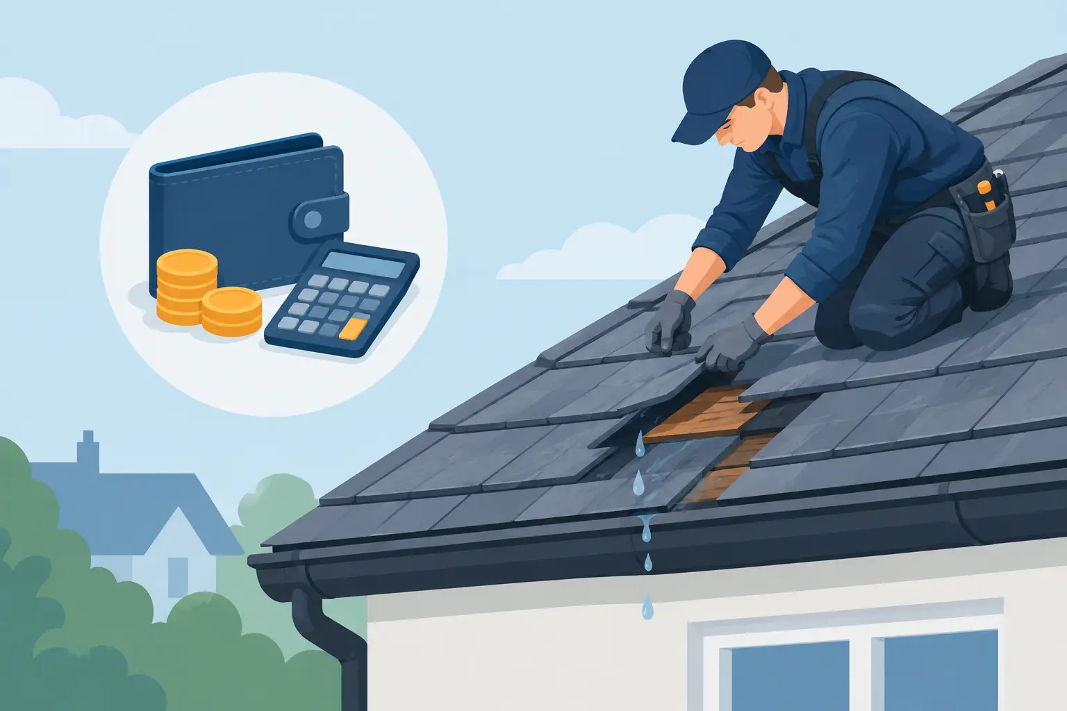 Roof Leak Repair Cost UK - Typical Prices