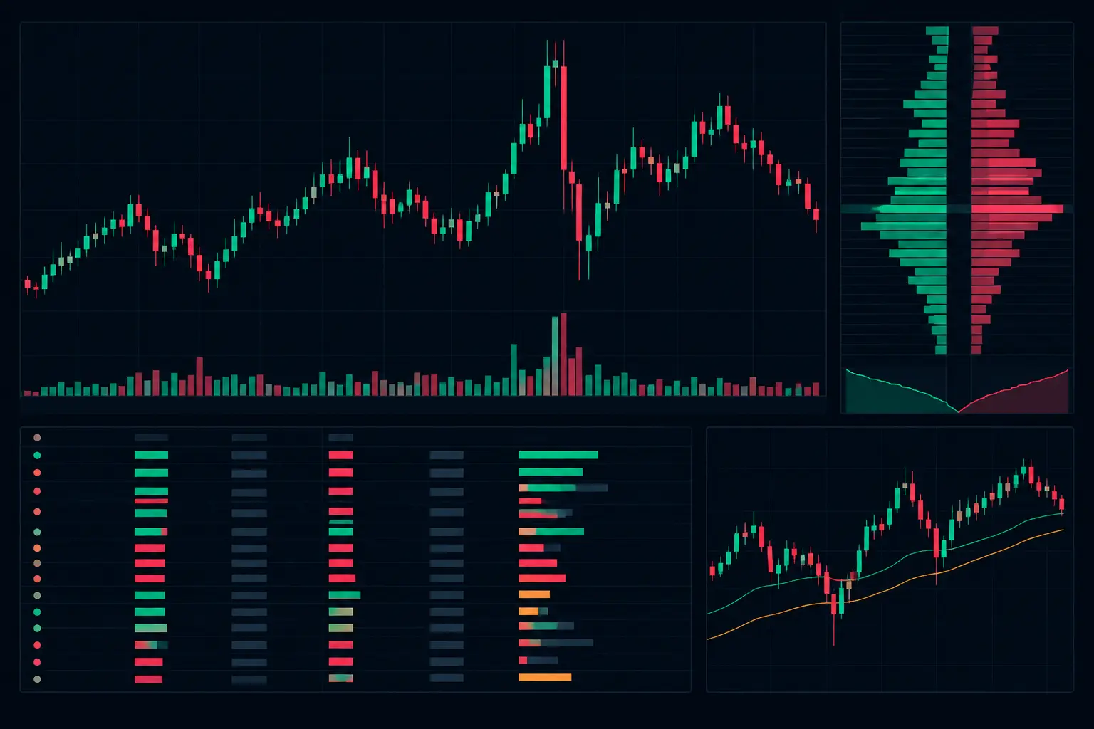 High Volatility Order Flow Example Explained