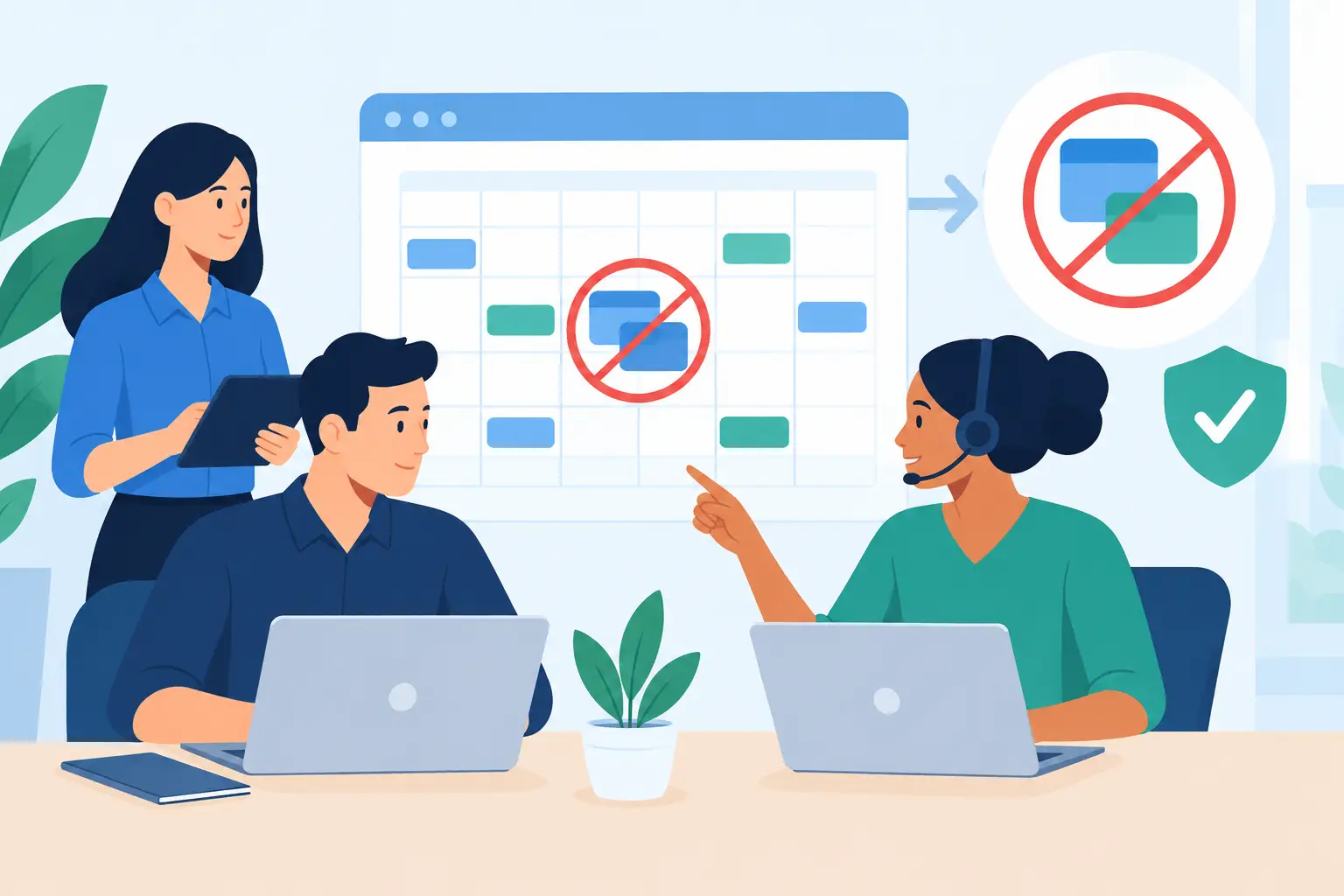 How Service Teams Prevent Double Booking Errors