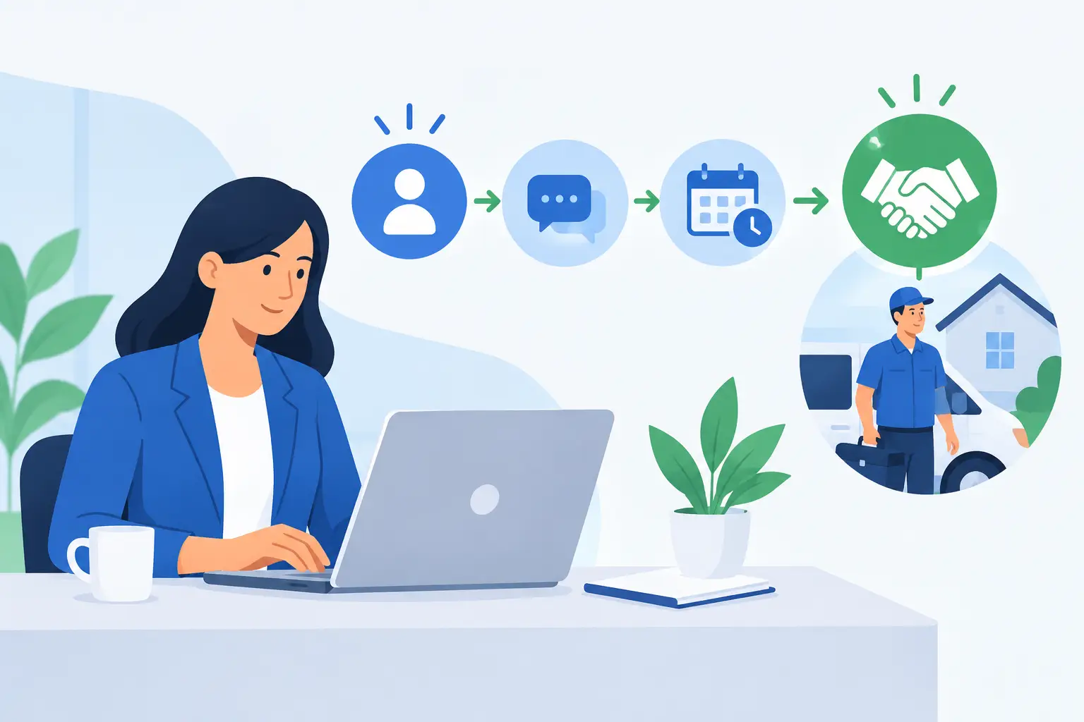 Inbound Lead Response Playbook That Books Jobs