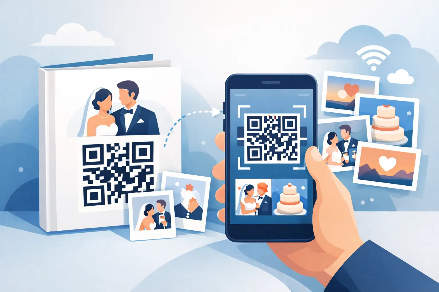 How Do QR Wedding Photo Albums Work?