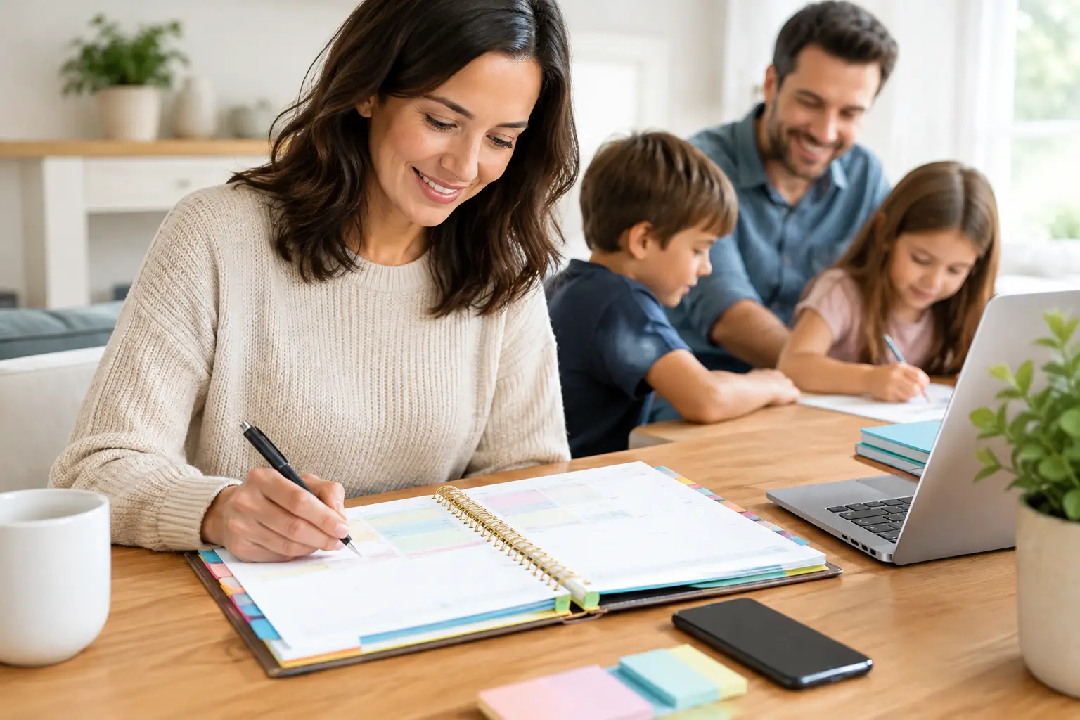 Family Information Organizer for Calmer Weeks