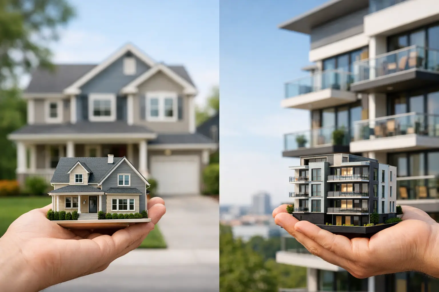 Imagen destacada del artículo: Comprar casa o apartamento: qué conviene más