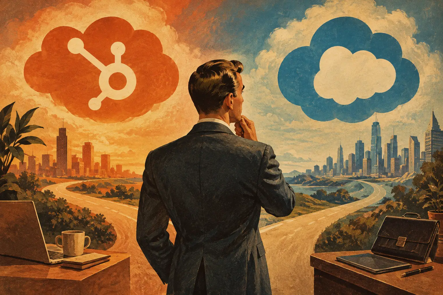 HubSpot eller Salesforce för tillväxt in B2B