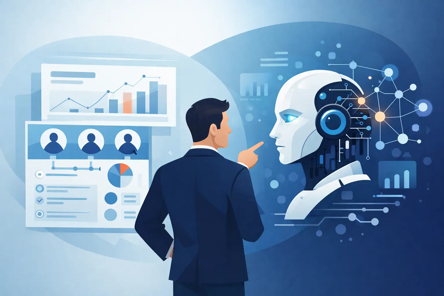 Implementera AI i CRM med affären först