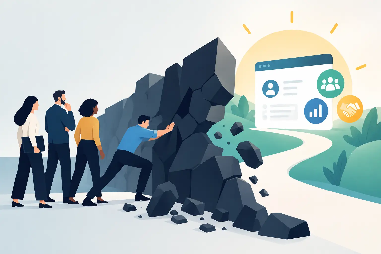 CRM adoption barriers: så tar ni bort dem