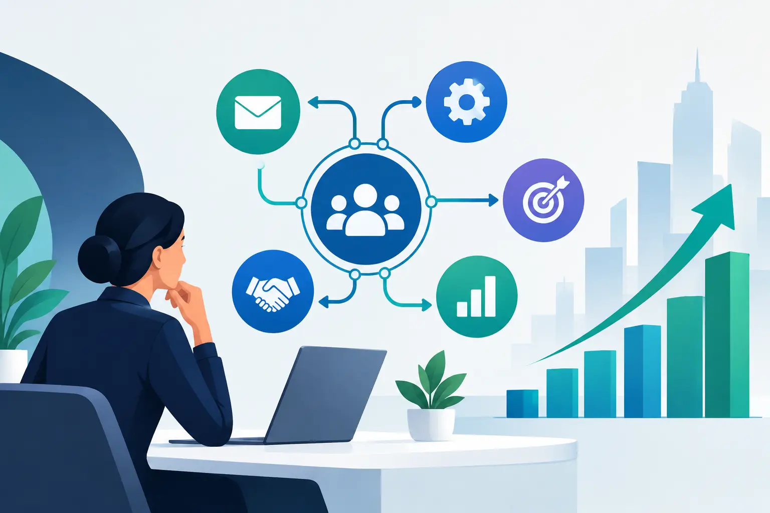 CRM automation blueprint guide för B2B-tillväxt