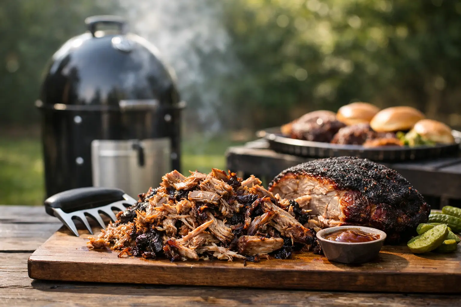 Pulled Pork Weber Smokey Mountain Tips